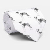 Italiaanse Greyhoundstijl Stropdas (Opgerold)