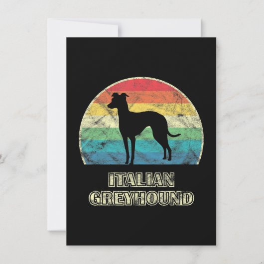 italiaanse griehond bedankkaart (Voorkant)