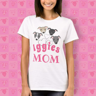 Italiaanse griehond Iggy Dog mam Cute grappige car T-shirt