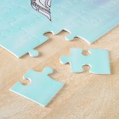 Italiaanse grieshond die bloemen tekent legpuzzel (Zijkant)