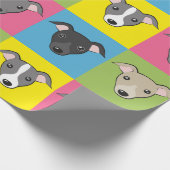 Italiaanse griezelige cartoon pop cadeaupapier (Hoek)