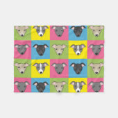 Italiaanse griezelige cartoon pop fleece deken (Voorkant (Horizontaal))