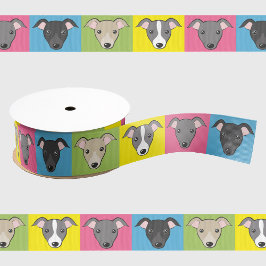 Italiaanse griezelige cartoon pop grosgrain lint