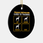 italiaanse griezelige grappige gids voor training keramisch ornament (Rechts)