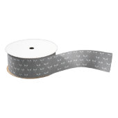 Italiaanse grijze hond Dog Ribbon Wrapping Rescue  Grosgrain Lint (Spoel)