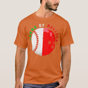 Italiaanse grootma Nonna Baseball Bowler T T-shirt