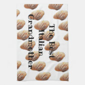 Italiaanse grootmoeder - Keukendoek Theedoek (Verticaal)