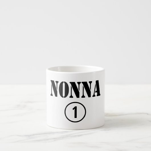 Italiaanse grootmoeders : Nonna Numero Uno Espresso Kop (Voorkant)