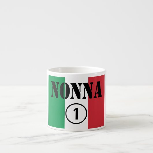 Italiaanse grootmoeders : Nonna Numero Uno Espresso Kop (Voorkant)
