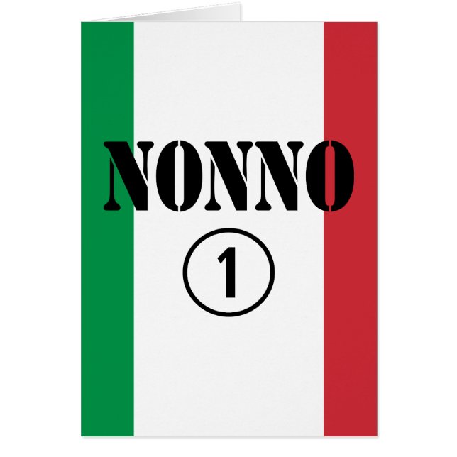Italiaanse grootvaders : Nonno Numero Uno (Voorkant)