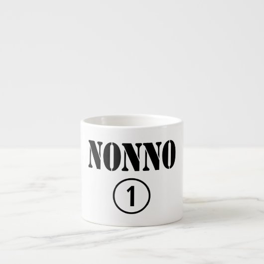 Italiaanse grootvaders: Nonno Numero Uno Espresso Kop (Voorkant)