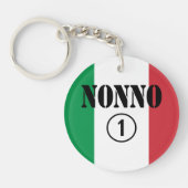 Italiaanse grootvaders : Nonno Numero Uno Sleutelhanger (Voorkant)