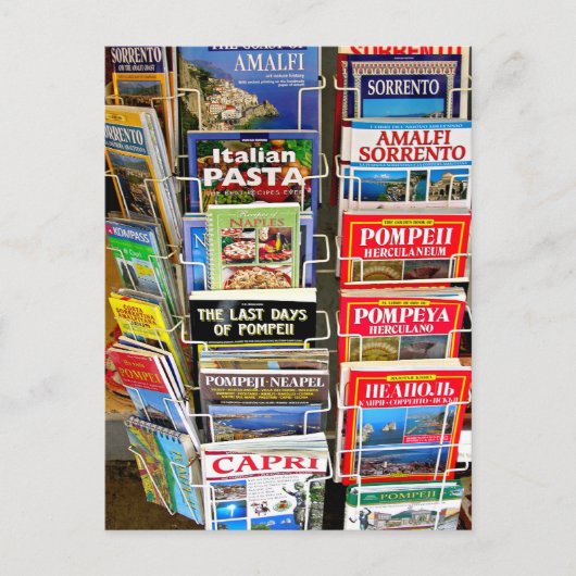 Italiaanse Guidebooks Briefkaart (Voorkant)