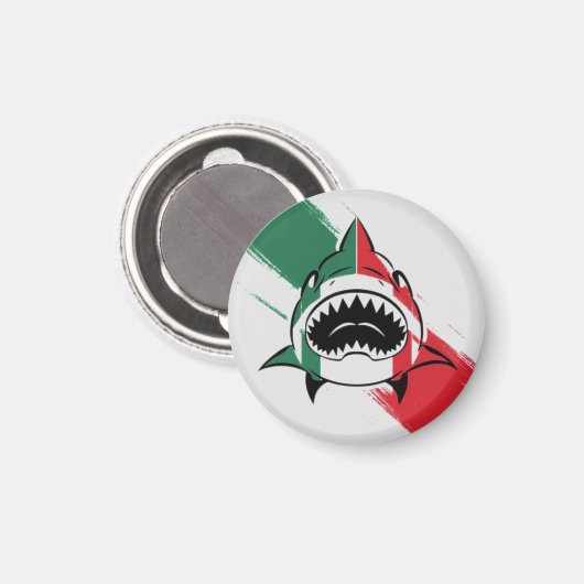 italiaanse haai magneet (Voorkant / Achterkant)