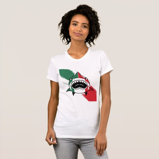 italiaanse haai t-shirt (Voorkant volledig)