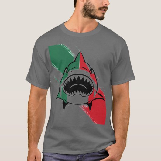 Italiaanse haai t-shirt (Voorkant)