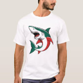 Italiaanse haai t-shirt (Voorkant)