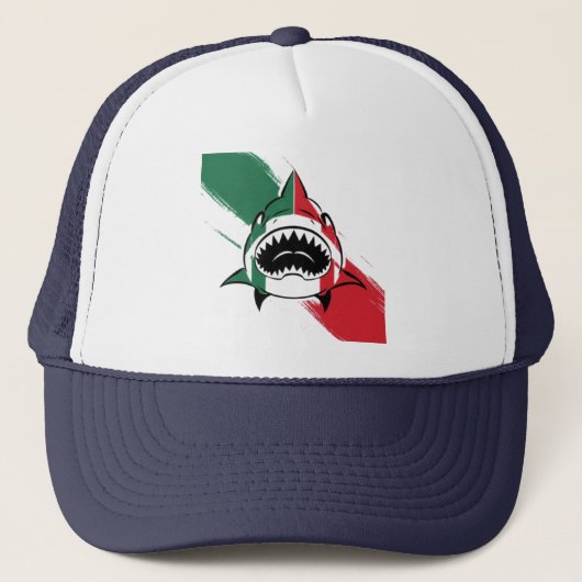 Italiaanse haai trucker pet (Voorkant)