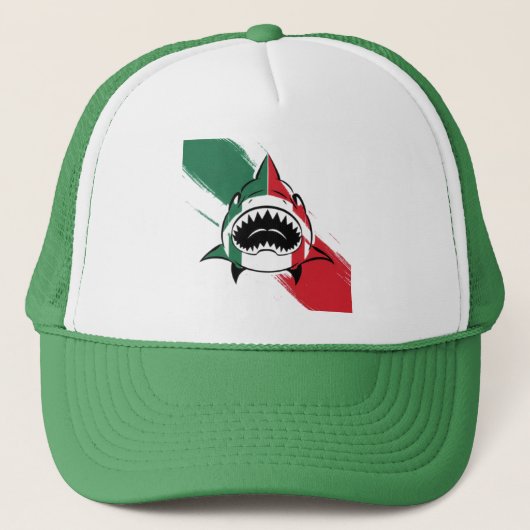 italiaanse haai trucker pet (Voorkant)