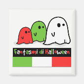 Italiaanse Halloween Ghosts, Fantasmi di Halloween Magneet (Voorkant)