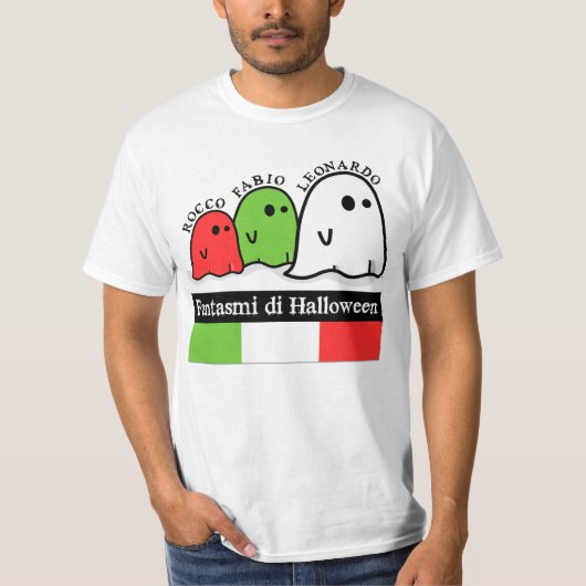 Italiaanse Halloween Ghosts, Fantasmi di Halloween T-shirt (Voorkant)