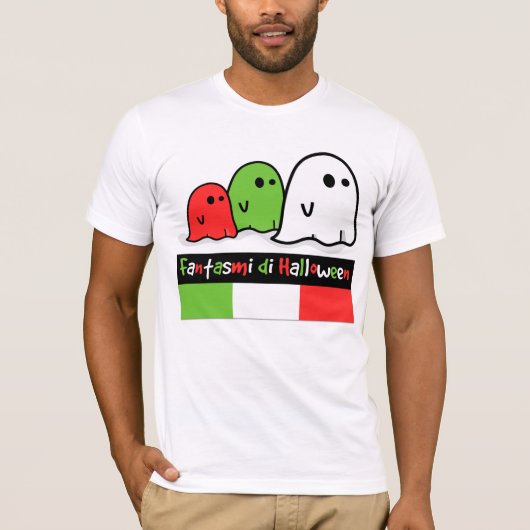 Italiaanse Halloween Ghosts, Fantasmi di Halloween T-shirt (Voorkant)