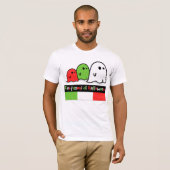 Italiaanse Halloween Ghosts, Fantasmi di Halloween T-shirt (Voorkant volledig)