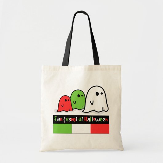Italiaanse Halloween Ghosts, Fantasmi di Halloween Tote Bag (Voorkant)