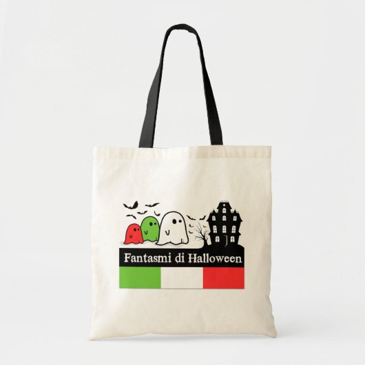 Italiaanse Halloween Ghosts, Fantasmi di Halloween Tote Bag (Voorkant)
