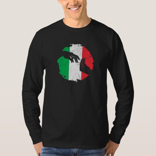 Italiaanse Handbediende Gesture Michelange T-shirt (Voorkant)