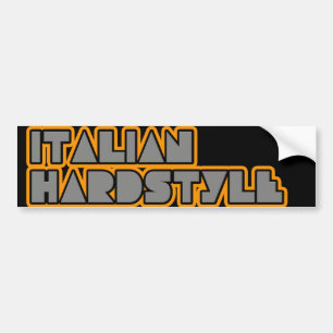 Italiaanse hardstijl bumpersticker