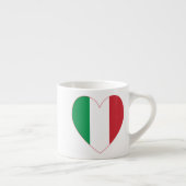 Italiaanse Hart Vlag Espresso Kop (Rechts)