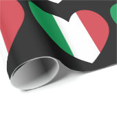 Italiaanse Harten Cadeaupapier (Rol Hoek)