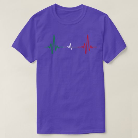 Italiaanse hartslag t-shirt (Design voorkant)