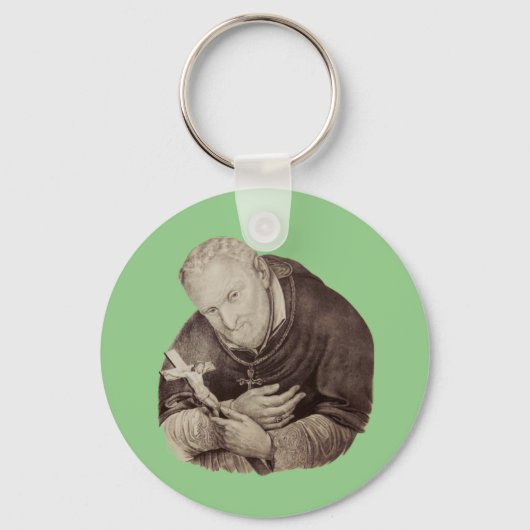Italiaanse heilige Alphonsus Liguori Sleutelhanger (Voorkant)