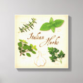 Italiaanse Herbs Canvas Art (Voorkant)