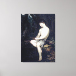 Italiaanse Herder Boy Fine Art Canvas Print