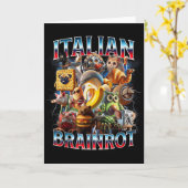 Italiaanse Hersenrot Italiaanse Hersenrot Grappige Kaart (Gele Bloem)