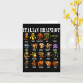 Italiaanse Hersenrot Italiaanse Hersenrot Grappige Kaart (Gele Bloem)