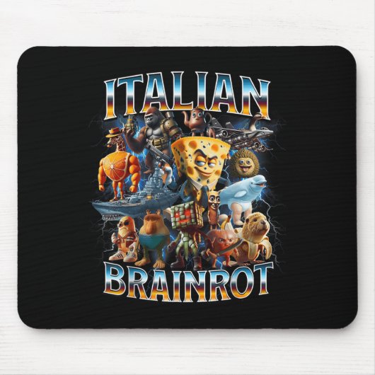 Italiaanse Hersenrot Italiaanse Hersenrot Grappige Muismat (Voorkant)