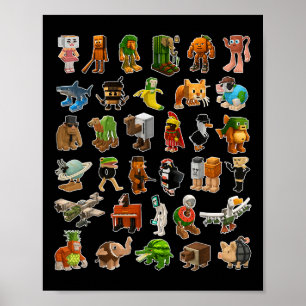 Italiaanse-hersenschimmel Ai Gegenereerde Dieren G Poster