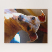 Italiaanse hond. Jigzaag Puzzle Legpuzzel (Horizontaal)