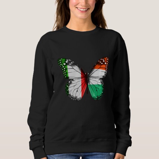 Italiaanse Hongaarse vlag vlinder Trui (Voorkant)