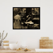 Italiaanse horlogemaker in New York City 1912 Poster (Keuken)