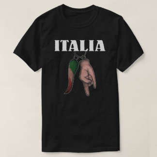ITALIAANSE HORN EN HAND T SHIRT