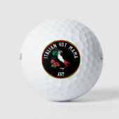 *~* Italiaanse Hot MAMA Italië Kaart Italië Golfballen (Voorkant)
