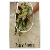 Italiaanse huwelijkscadeau gefeliciteerd cadeau ta medium cadeauzakje (Voorkant)