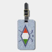 Italiaanse Ice Hockey Bagagelabel Sjabloon (Voorkant verticaal)