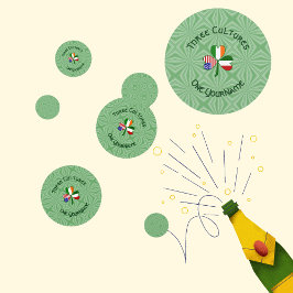 Italiaanse Iers-Amerikaanse Shamrock Personalised  Confetti