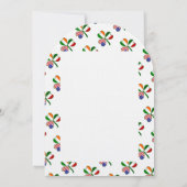 Italiaanse Ierse Amerikaanse Shamrock Family Reuni Kaart (Achterkant)